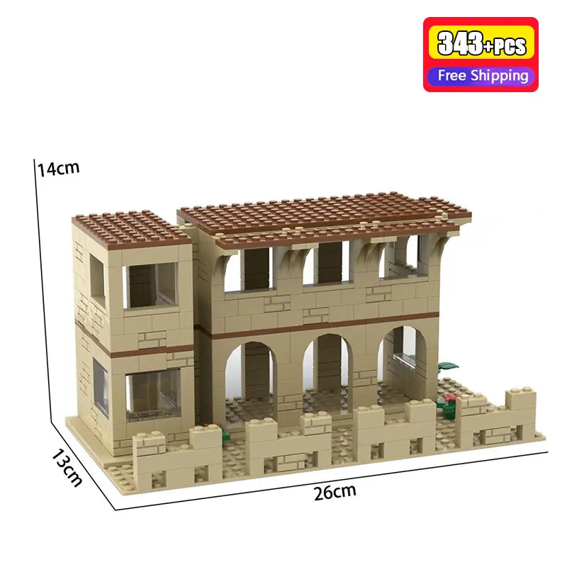 Klocki konstrukcyjne, model architektoniczny domu, zestaw do samodzielnego montażu, zabawka dla chłopców i dorosłych, kreatywny prezent urodzinowy