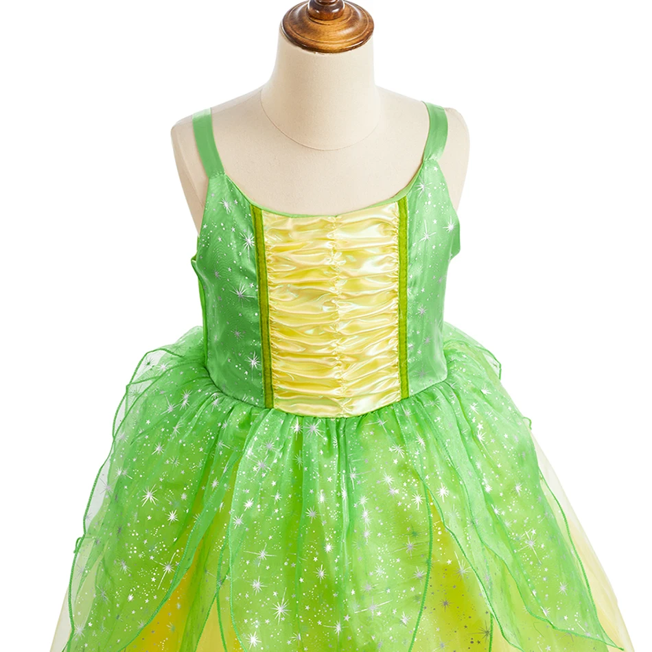 Mädchen Prinzessinnenkleid Kinder Fantasie-Cosplay-Kostüm Kinder Party Ballkleid Halloween Karneval Verkleidungskleidung Buchwoche – Detail 20