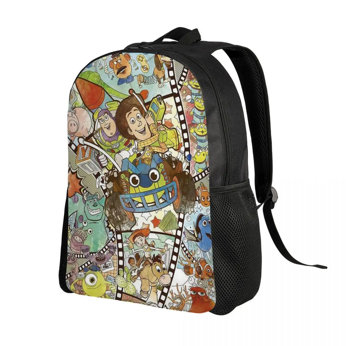 Custom Toy Story Woody Cartoons Backpacks Women Men Fashion Bookbag for School College Anime Bags