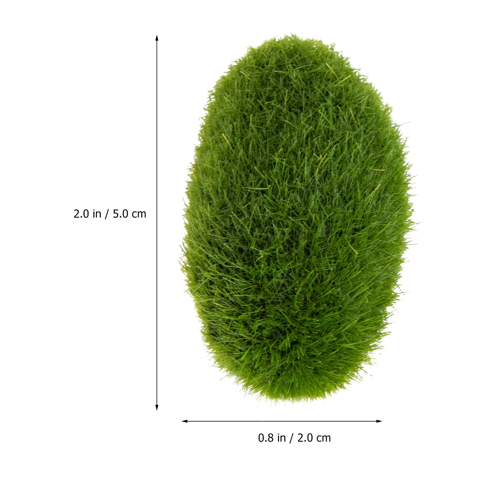 

30pcs Artificial Moss Stones Decorative Balls Faux Green Plants Indoor Micro Landscape Stone Decors Lifelike Accessories Plant