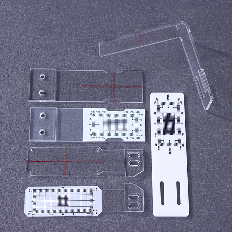 -* Clear Acrylic Crack Gauge Monitor Accurate Crack Monitoring Record Tool Crack Measuring Instrument For Monitoring Wall Cracks