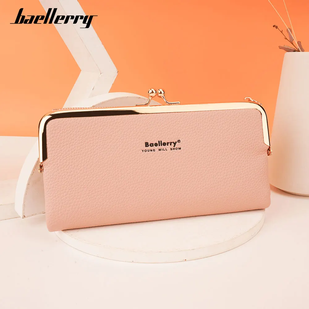 Baellery New Long Women Handbag Wallets Phone Bags High Quality Card Holders Female Purses Zipper Coin Pocket Women\'s Wallet