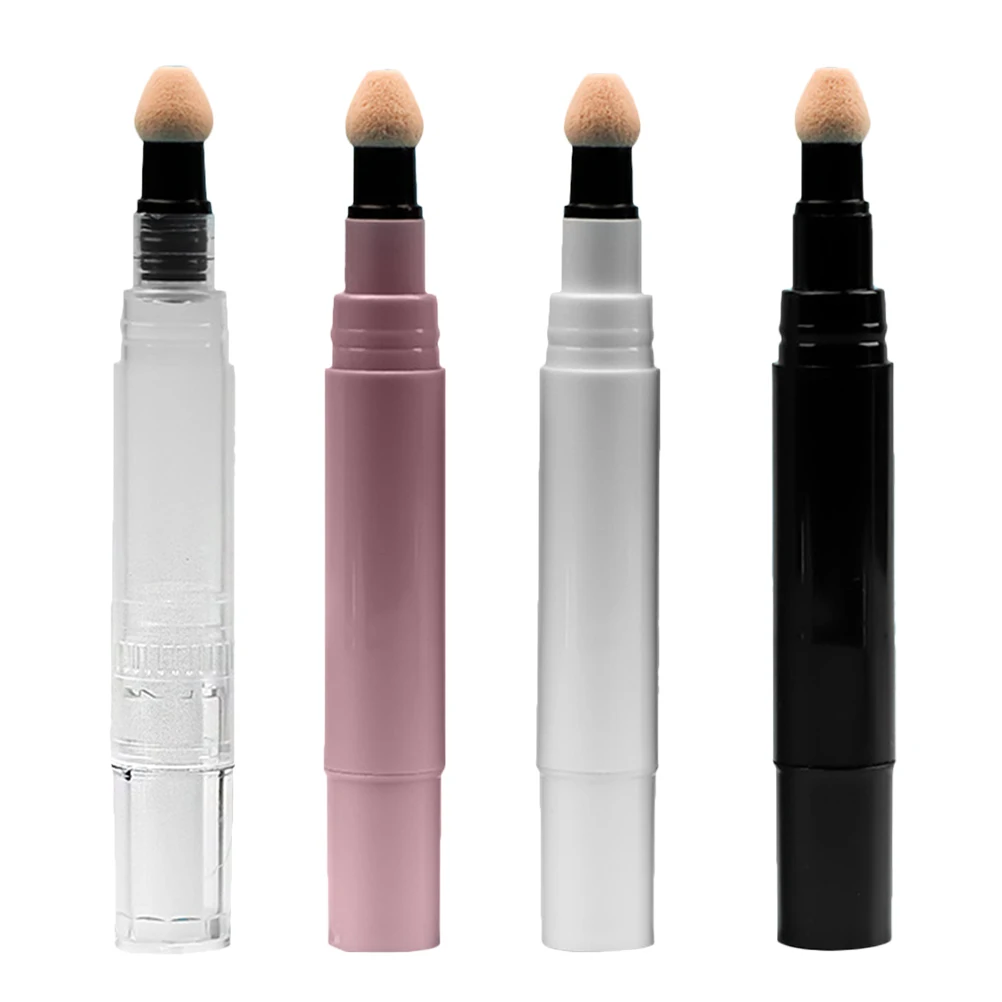 

4 Pcs Cream Blush Dispenser Lip Gloss Bottles Liquid Container for Tubes Travel