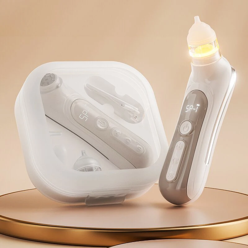 Upgrade Electric Baby Nasal Aspirator Automatic Toddler Nose Sucker With 3 Tips Safe Convenient Infant Nose Suction Device