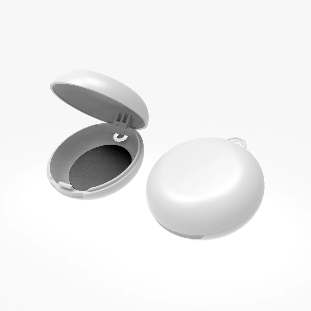 

New Round Soundproof Earplug Box Mini Plastic Earplug Storage Box Jewelry Container Sleeping Earplug Organiser