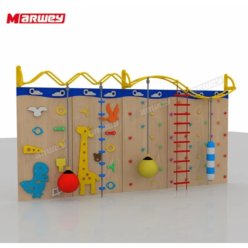 Kids Playground Equipment Multifunctional Commercial Climbing Walls Classic Indoor Outdoor Children Rock Climbing Wall
