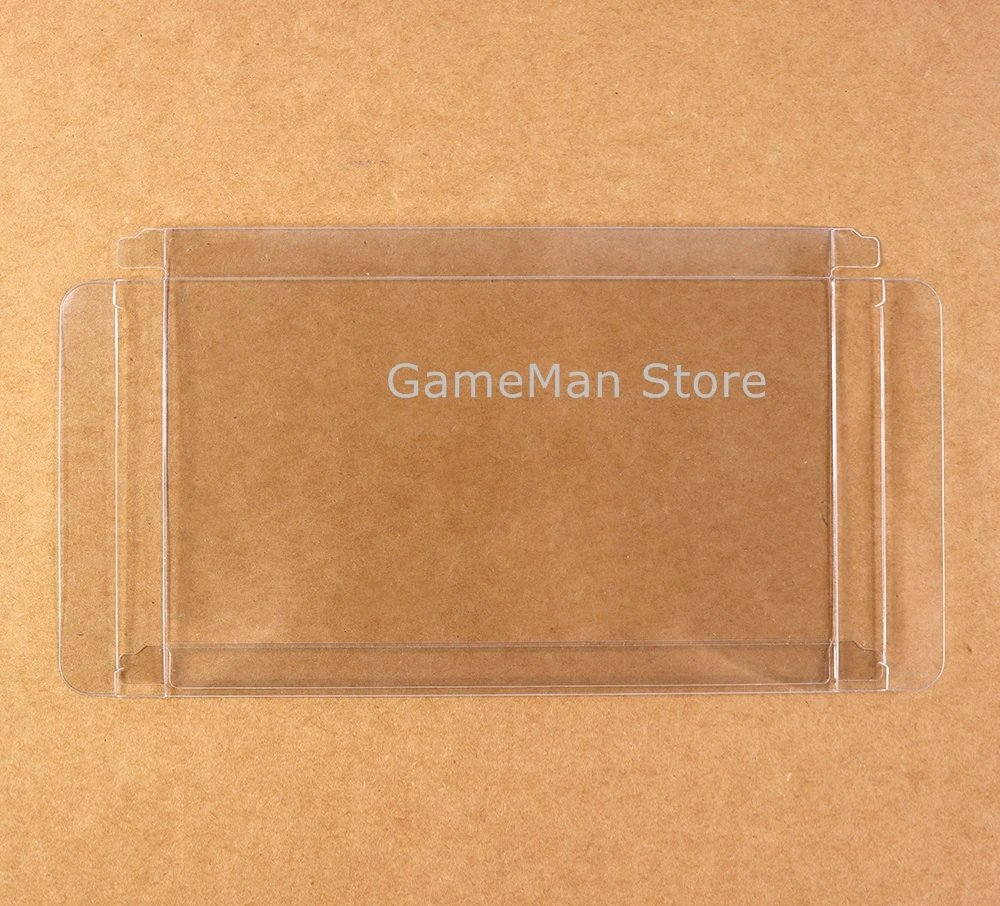 200 قطعة صندوق خرطوشة ألعاب شفاف شفاف حافظة حماية CIB بلاستيكية PET غطاء حماية لمفتاح NS