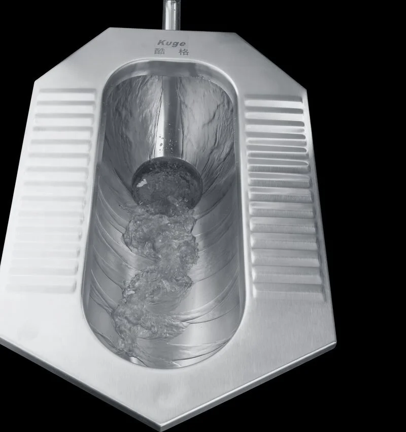 Asian Sanitary Ware Squat Toilet Pan Stainless Steel Squat Toilet