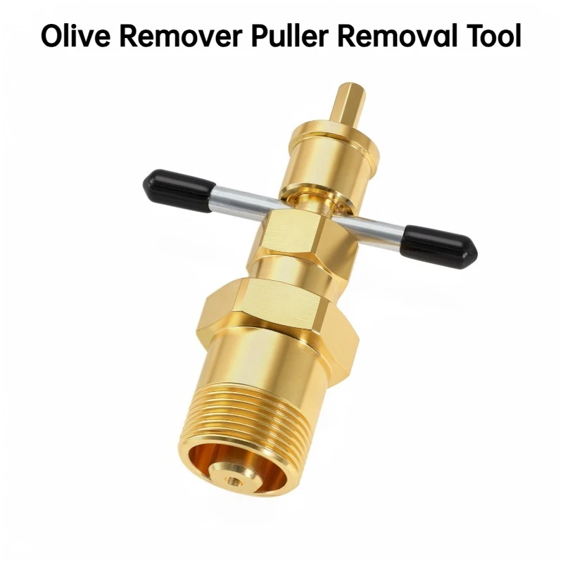 

15mm 22mm Olive Remover Puller Tool, Olive Puller Ferrule Puller, for 1/2"/3/4" Diameter Solid Brass Fittings