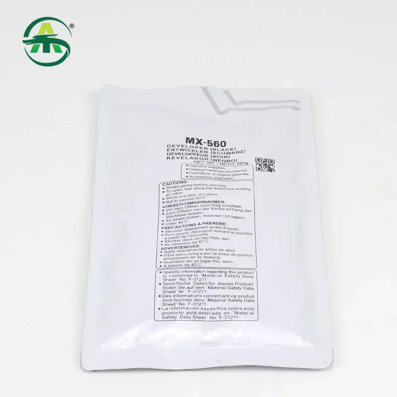 

1PC BK395g MX560 MX561CV Developer Powder for Sharp MX 3608 4608 5608 3658 4658 5658 MX3608 MX4608 MX5608 MX3658 MX4658 MX5658