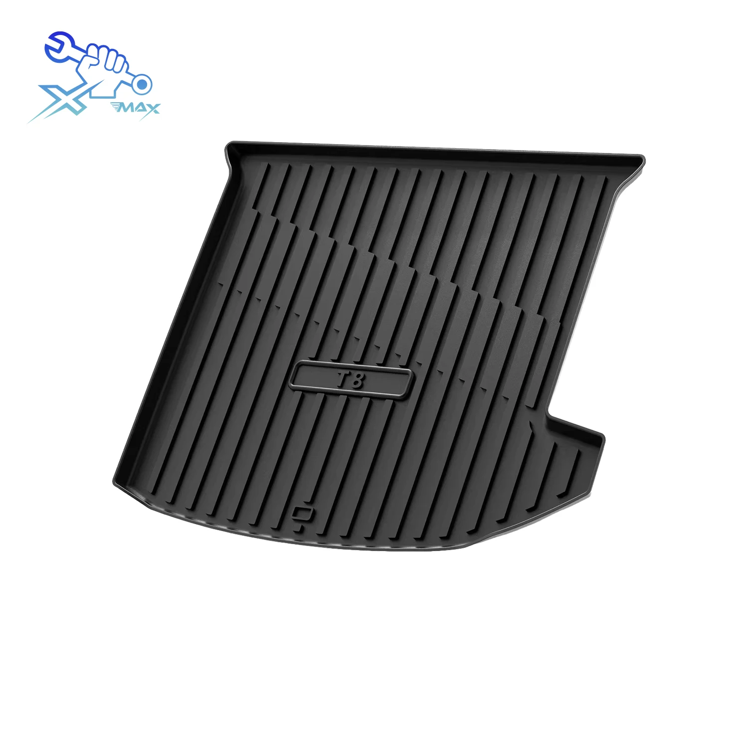 

For Chery Fulwin T8 2025-2026 TPE Custom Fit Car Trunk Mat All Season Cargo Mat 3D Shaped Laser Measured Trunk Liner