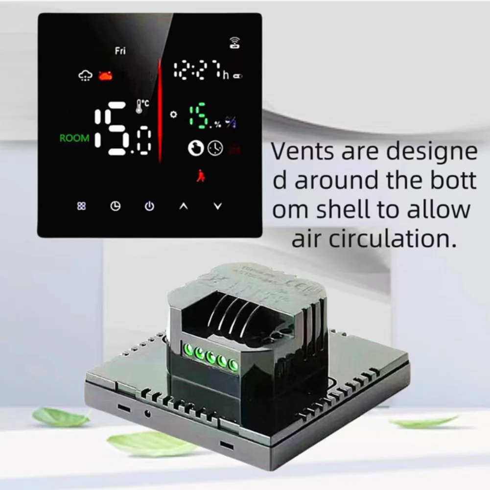 WiFi Electric Floor Heating Smarts Thermostat TUYAs 16A Digital Temperature Controller For Home Room Heating Remote Control