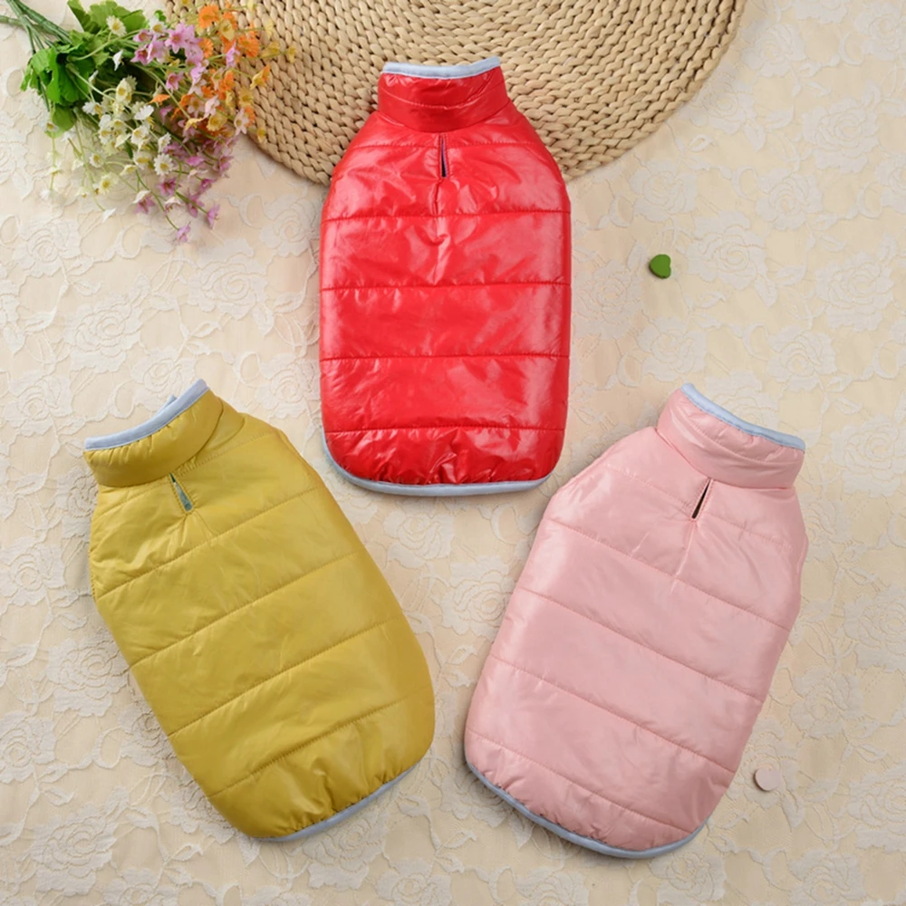 Reversible Winter Dog Clothes Waterproof Thicken Warm Pet Dog Jacket For Small Medium Dog Vest Chihuahua Costume French Bulldog