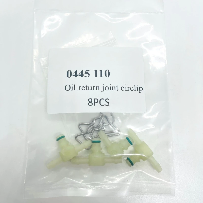 For 4-cylinder injectors 0445110 Injector   Oil Return Connector Clip 8PCS Set
