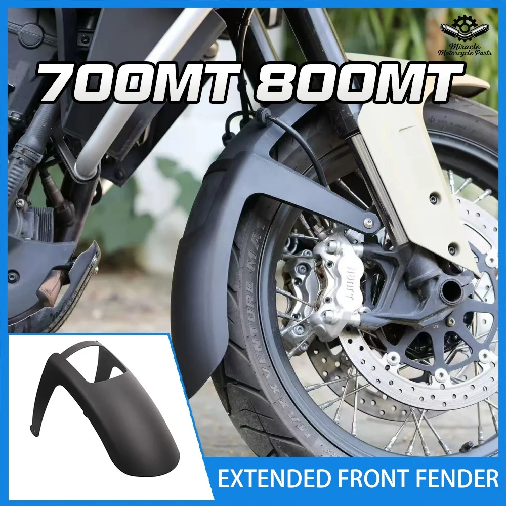 

Motorcycle modification: extended front fender, front mudguard, front wheel fender accessory suitable for 800MT and 700MT.