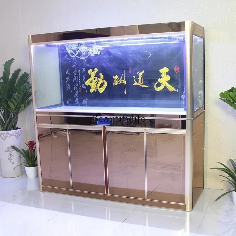 

LD33Medium and Large Bottom Filter Glass Screen Hallway Ecological Aquarium