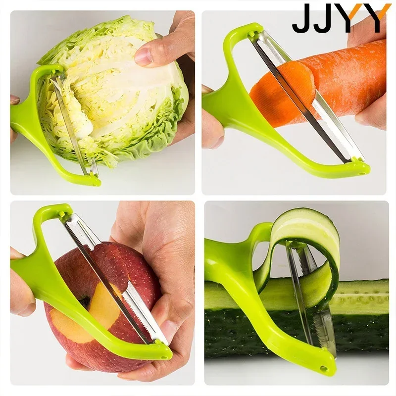 Pelador de verduras multifuncional, cuchillo para fruta, herramientas de cocina, rebanador de patatas y ensalada, utensilios de cocina para uso doméstico