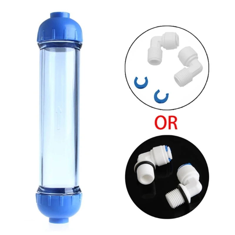 Water Filter Clear Housing with 1/4\