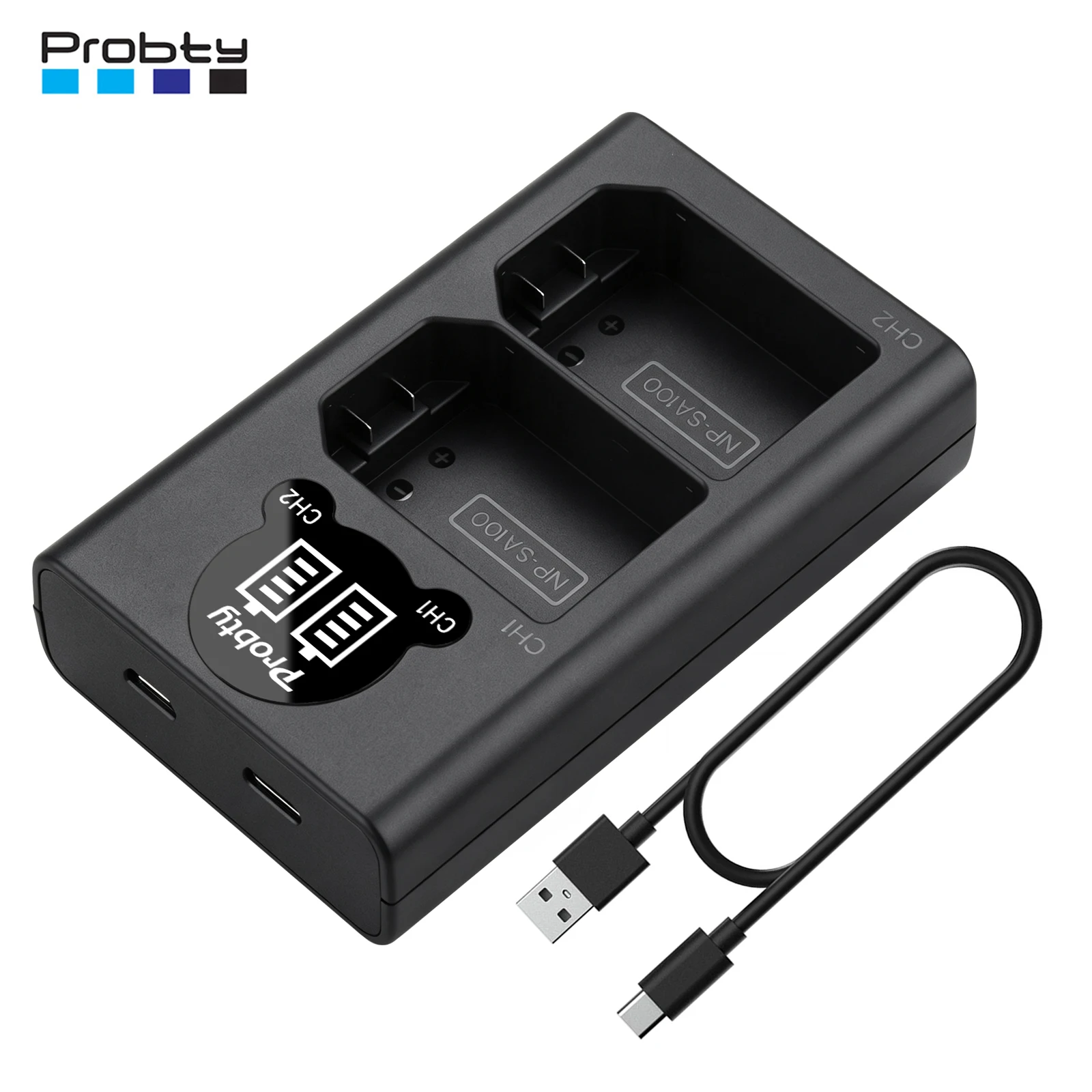 Probty NP-SA100 Battery Charger For Sony NP-SA100 Battery Charger Compatible with Sony NPSA100 Batteries Accessory