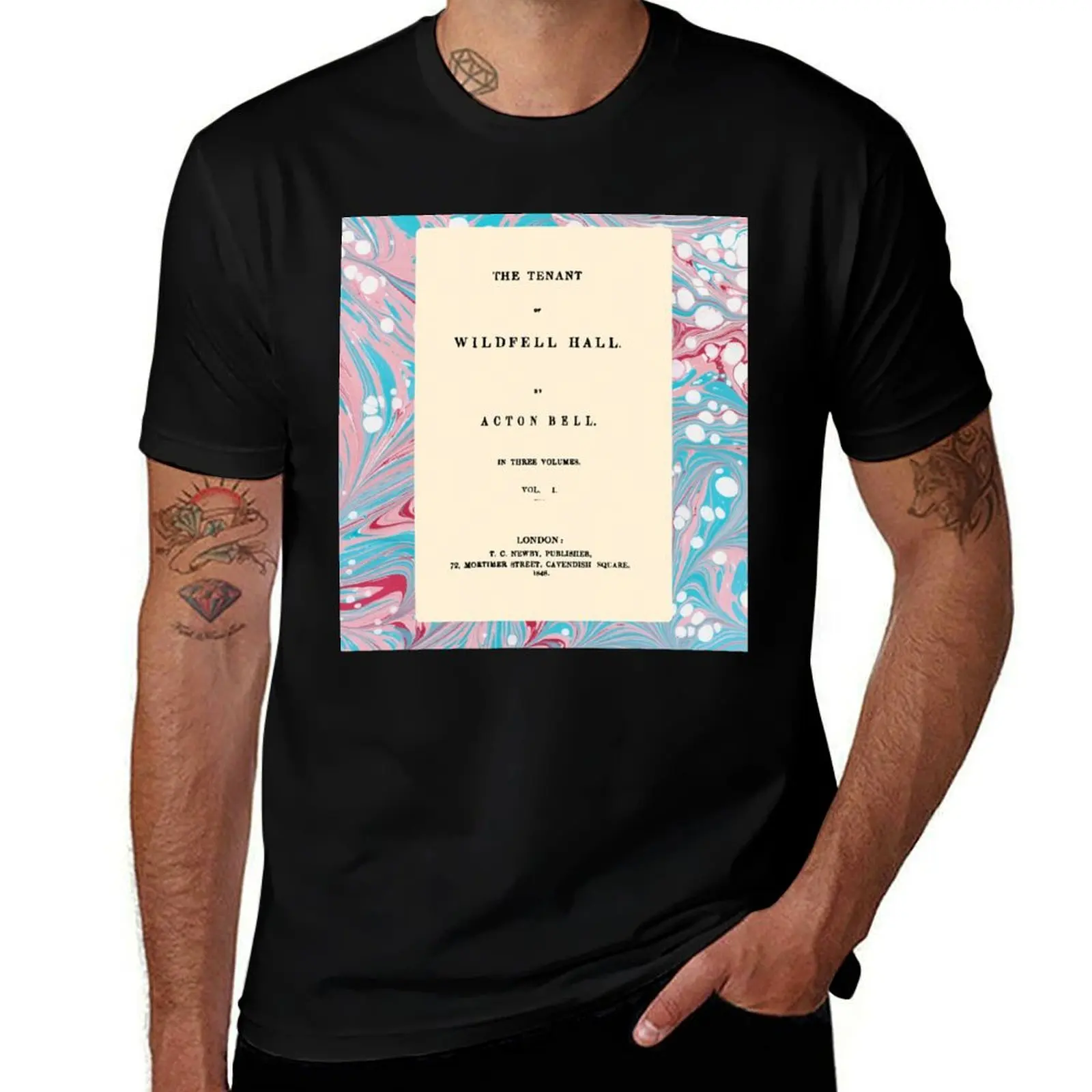 First Edition: Anne Bronte The Tenant of Wildfell Hall T-Shirt Casual All Match Tee Shirt for Men