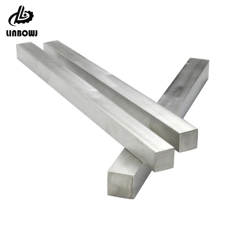 304 Stainless Steel Square Bar Rod 3mm 4mm 5mm 6mm 8mm 10mm 12mm 16mm Length 100mm 200mm 300mm 400mm 500mm Steel Linear Shaft