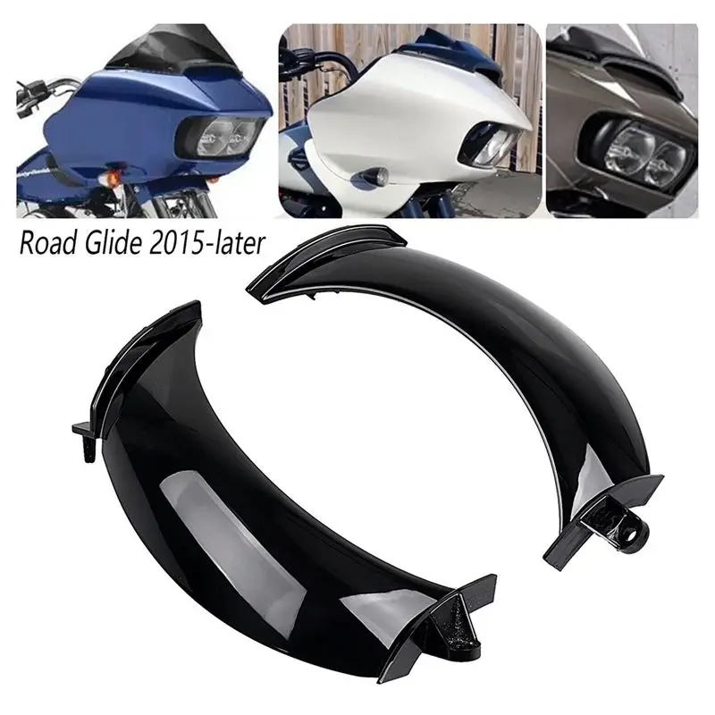 Stable-Front Headlight Fairing Vents Fit For Road Glide FLTR 2015-2023 Replacement Parts Accessories