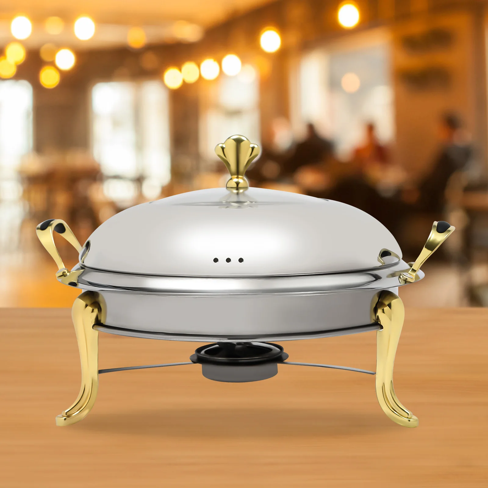 

2.5L Chafing Dish Stainless Steel Chafing Dish Buffet Chafer Catering Chafers with Fuel Holder for Hotels, Buffets, Restaurants