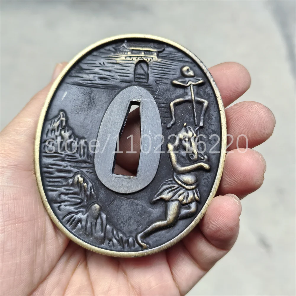 Very Unique Alloy Tsuba Handguard Guard For Japanese Japan Samurai Katana Sword Fittings Accessory Parts Nice