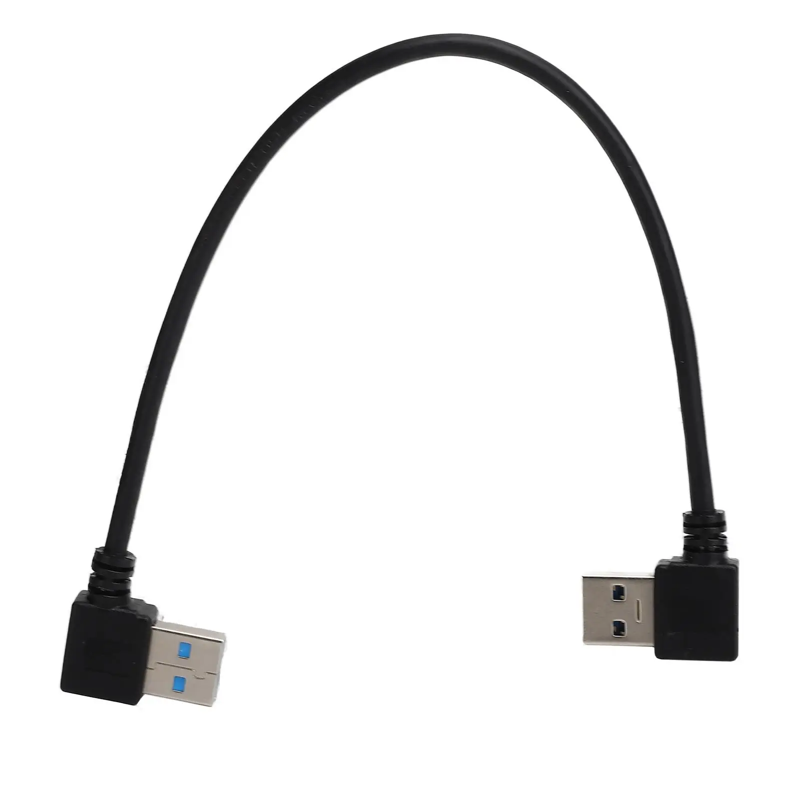 

25CM USB 3.0 ELBOW TO RIGHT BEND MALE TO MALE for data TRANSFER CABLE