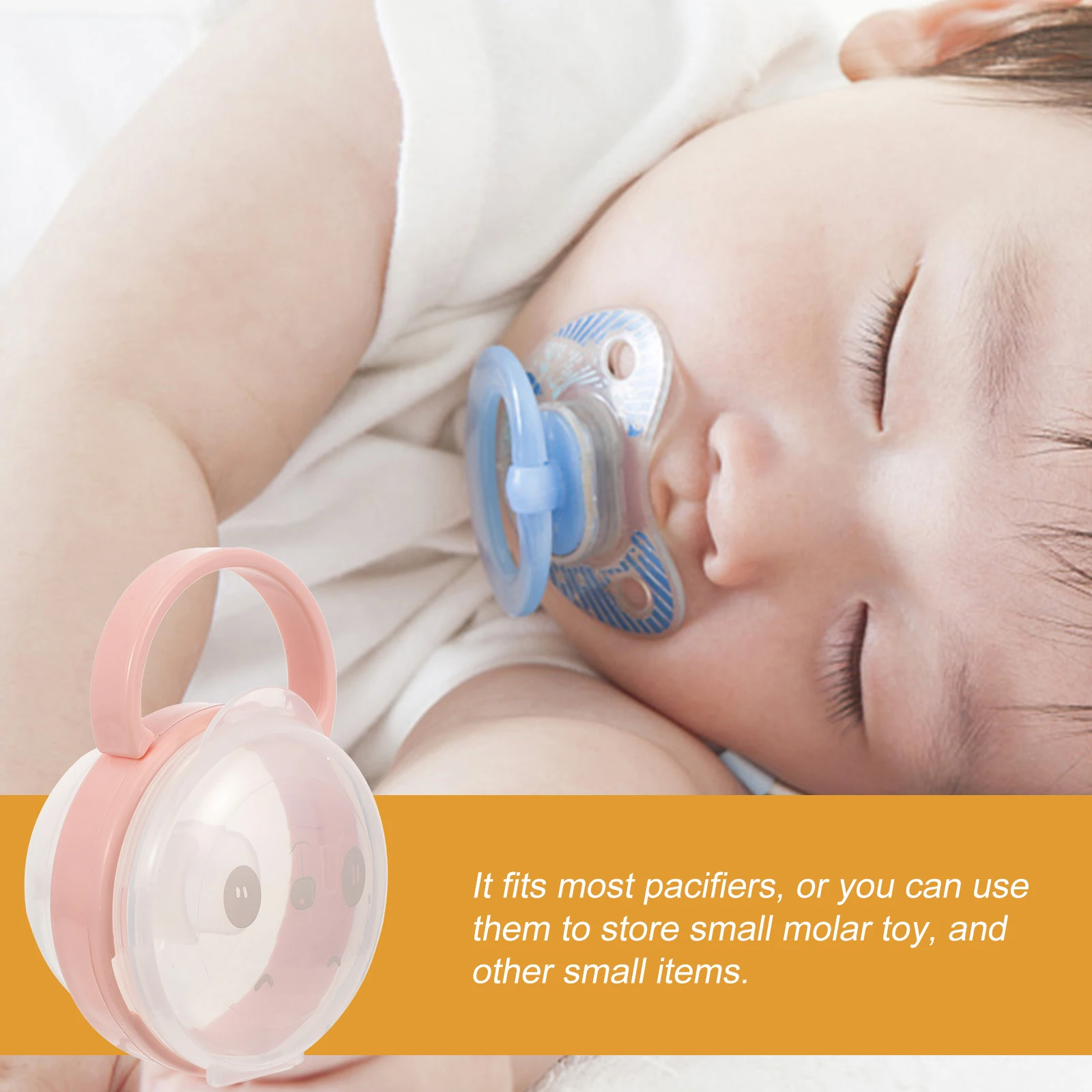

Набор из 3 держателей для пустышек: безопасный и удобный контейнер для хранения детских пустышек дома, в путешествиях, в сумке для подгузников или кошельке. Идеальный подарок для новоселья.