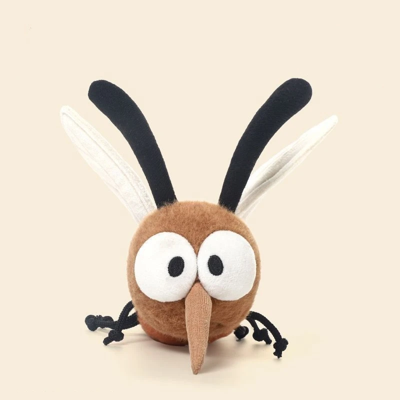 Funny Simulated Insect Plush Toy Kawaii Lifelike Mosquito Cockroach Firefly Ladybug Dragonfly Party Decor Soft Stuffed Doll Gift