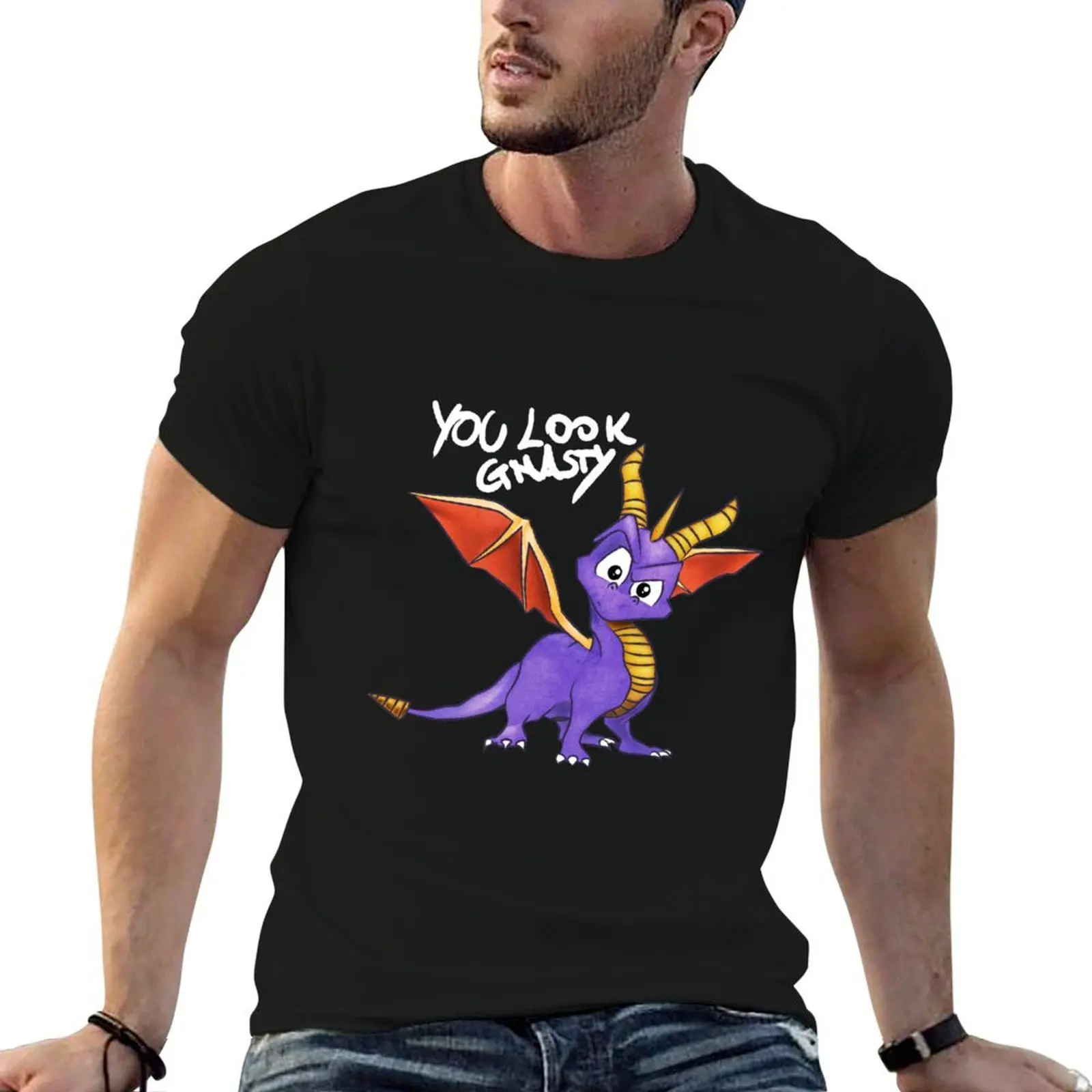 

You Look Gnasty! T-Shirt t shirt man casual cotton t shirts high quality t shirts for man graphic tees T-shirt