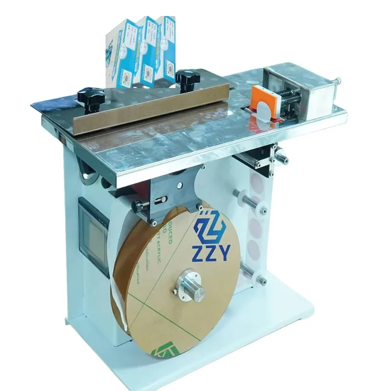 

Semi-Automatic Box Corner Labeling Machine Right Angle Carton Tamper Applicator for Box Carton Bottle
