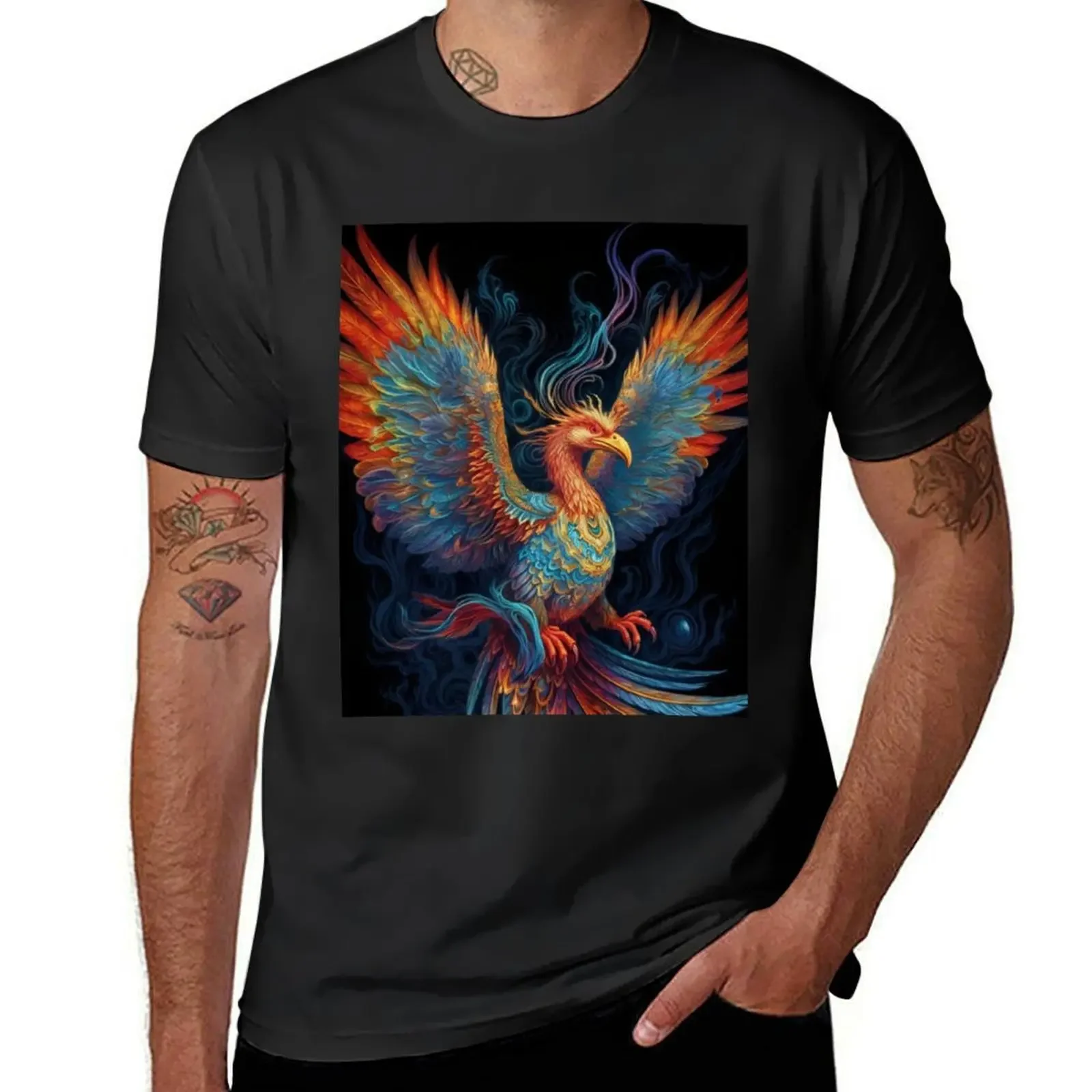 Simurgh- Benevolent Giant of Persian Skies футболка аниме фигурки топпинг забавная футболка мужские высокие футболки