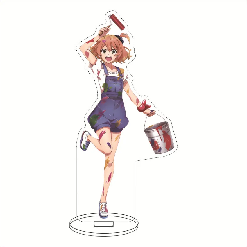 Anime The Super Dimension Fortress Macross Acrylic Stand Model Figures Hayate Inmeruman Freyja Wion Desk Decor Collection Gift