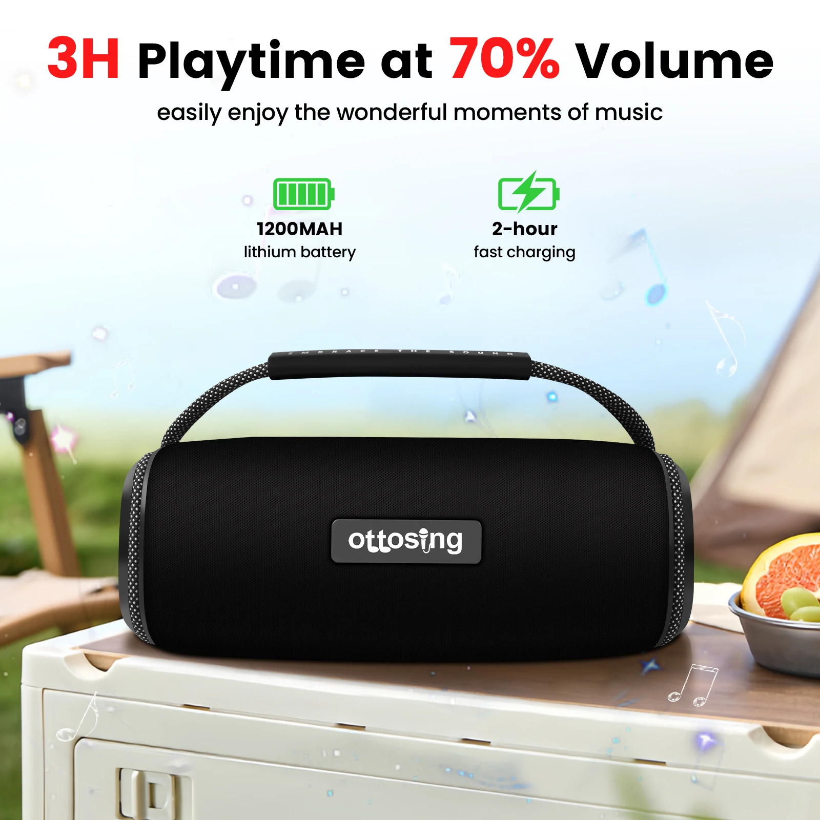 Subwoofer Bluetooth Speaker Portable Wireless Radio FM Computer PC TV 10W Powerful Woofer Bass Sound Box Music Outdoor Speaker view 3