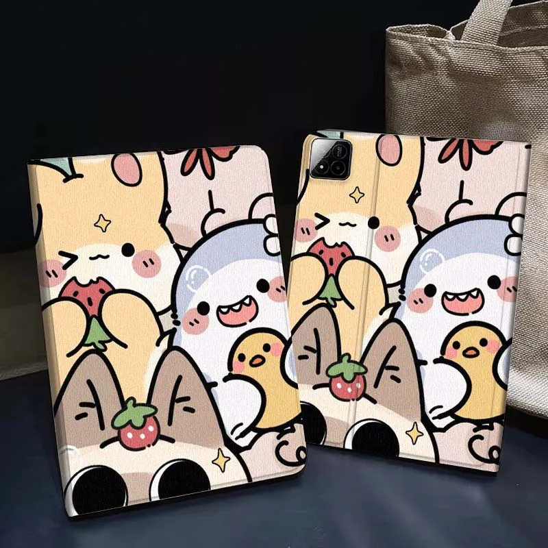 

Animal Art Cute Pattern Tablet Case For Xiaomi Redmi Pad 2 7 8 6 6S 5 4 SE Pro 8.8 11 8.7 11.2 12.4 Ultra Plus Max