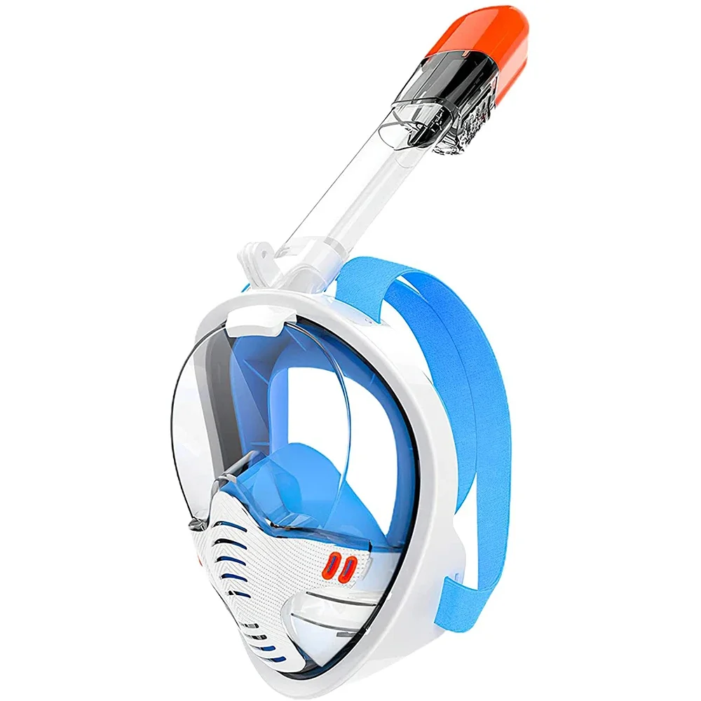 

Factory Direct Sell HD Lens Under Water Diving Masks Breathing Full Face Snorkel Mask Snorkeling Gear for Adults Full Mask