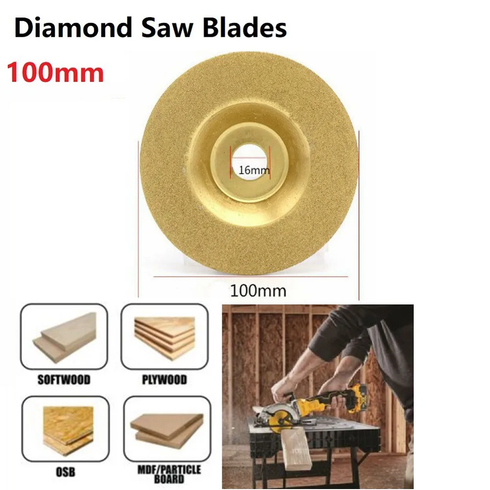 100mm Diamond Circular Saw Blades  Grinding Cutting Disc Wheel Power Tool Accessories For Glass Ceramic Marble Circuit Boards