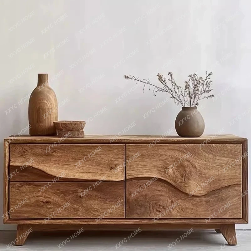 X-S Wind Solid Wood Dining Side Cabinet Living Room Storage B & B Hotel Modern Simplicity HG