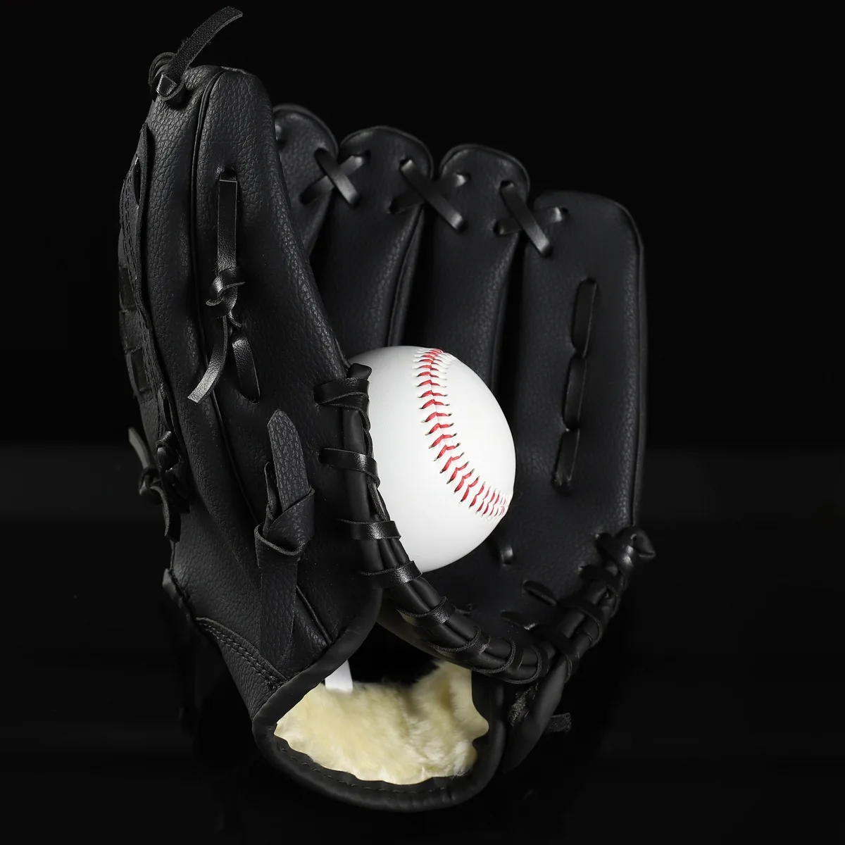 Thickened Baseball Softball Glove For Kids Adults Pitcher Hitting Catching Sports Training Hand Protective Accessory