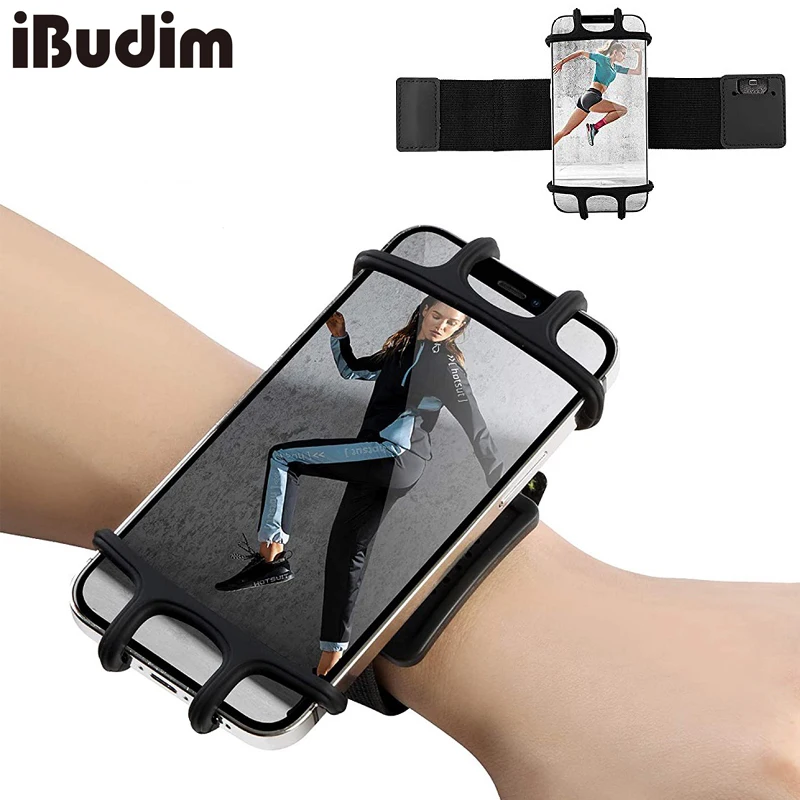 Universelle Handgelenkband-Handyhalterung zum Laufen, Wandern, Radfahren und Spazieren, 360° °   Drehbares Sportarmband für iPhone und Xiaomi