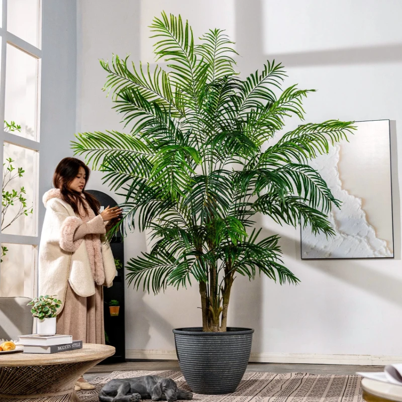 

LH Simulation Green Plant Areca Areca Indoor Palm Areca Floor-to-Floor Potted Bionic Plant
