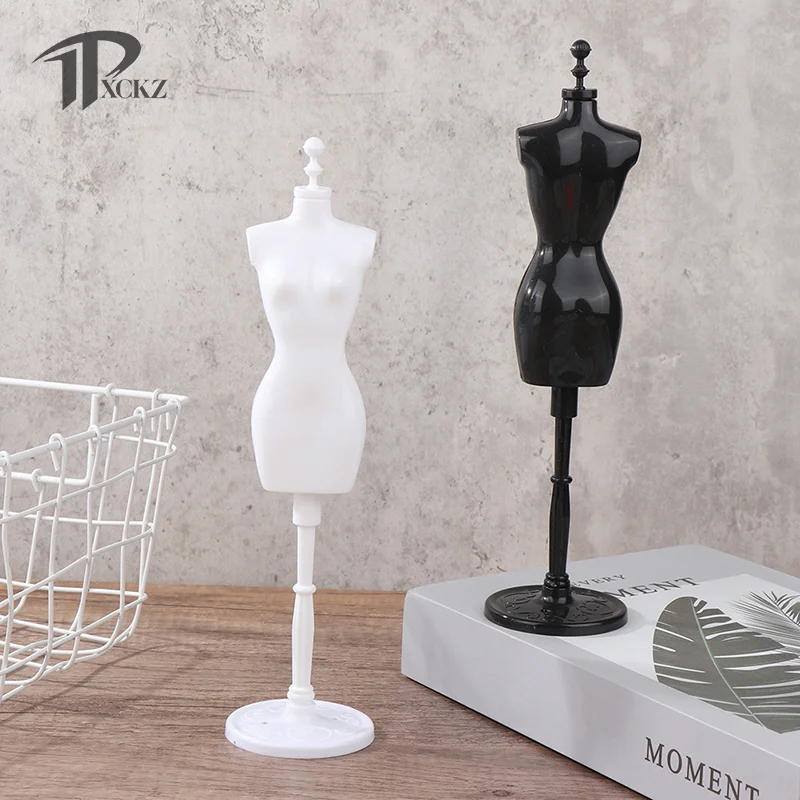 

1Set 1:6 Dollhouse Miniature Mannequin Coat Hanger Skirt Support Wedding Mannequin Stand Humanoid Model Toy