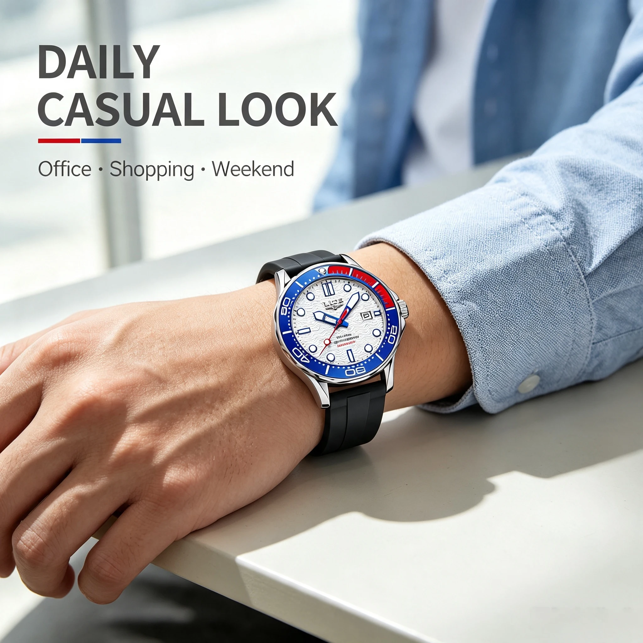 LIGE 2026 New Business Mens Watches Top Brand Luxury Dive Watch For Men Waterproof Date Clock Sport Watch Relogio Masculino