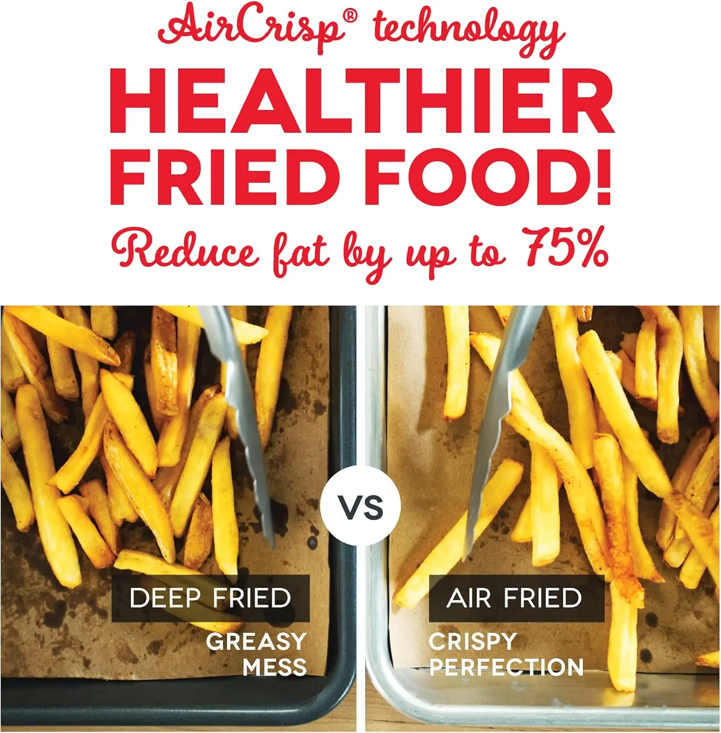 디럭스 전기 에어프라이어 + 온도 조절 기능이 있는 오븐 쿠커, 달라붙지 않는 튀김 바구니, 레시피 가이드 + 자동 차단 기능, 17