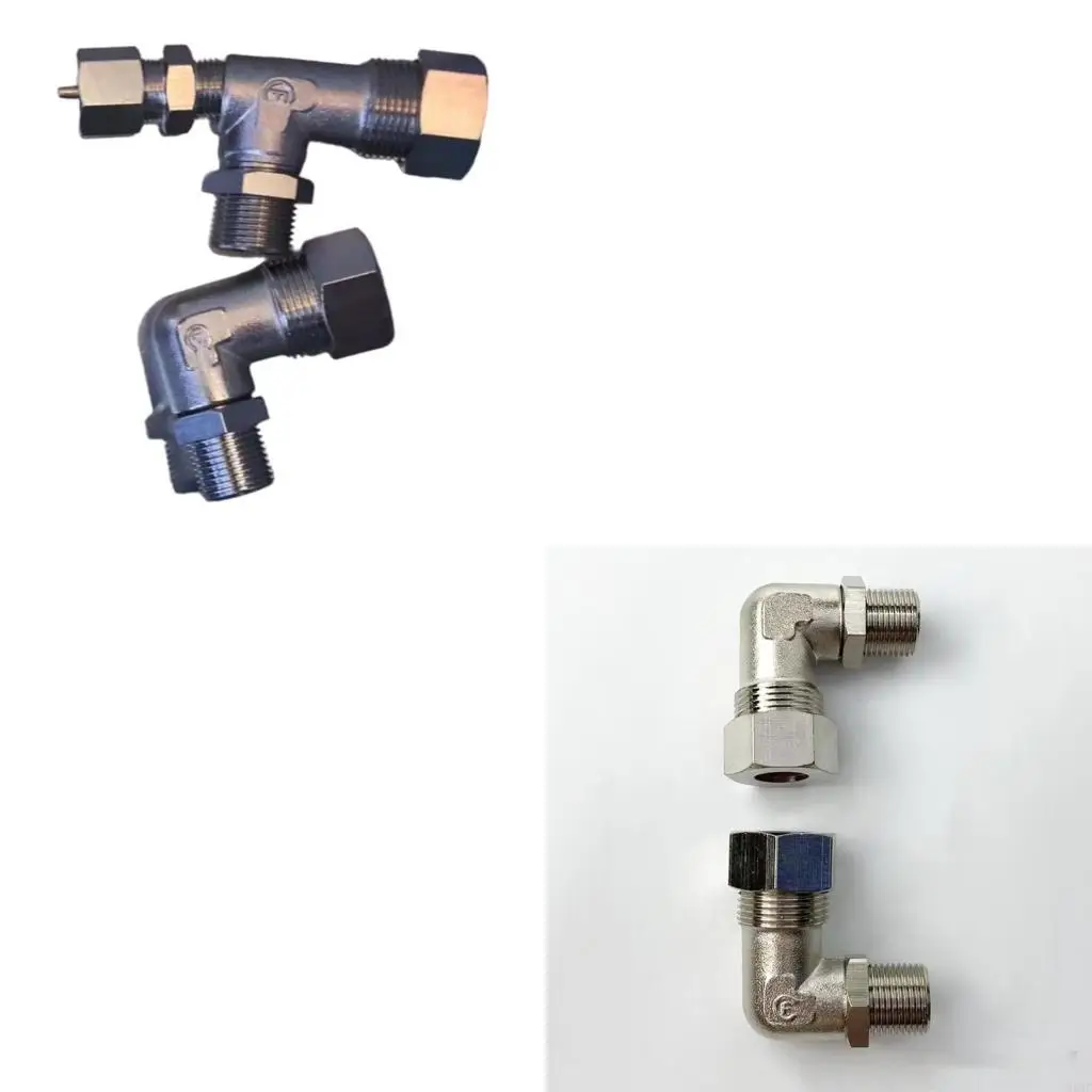 Boiler Water Level Gauge Glass Tube Assembly Boiler Gauge Glass Adapter Copper 3/8inch Water Gauge Fitting Enduring HX6C