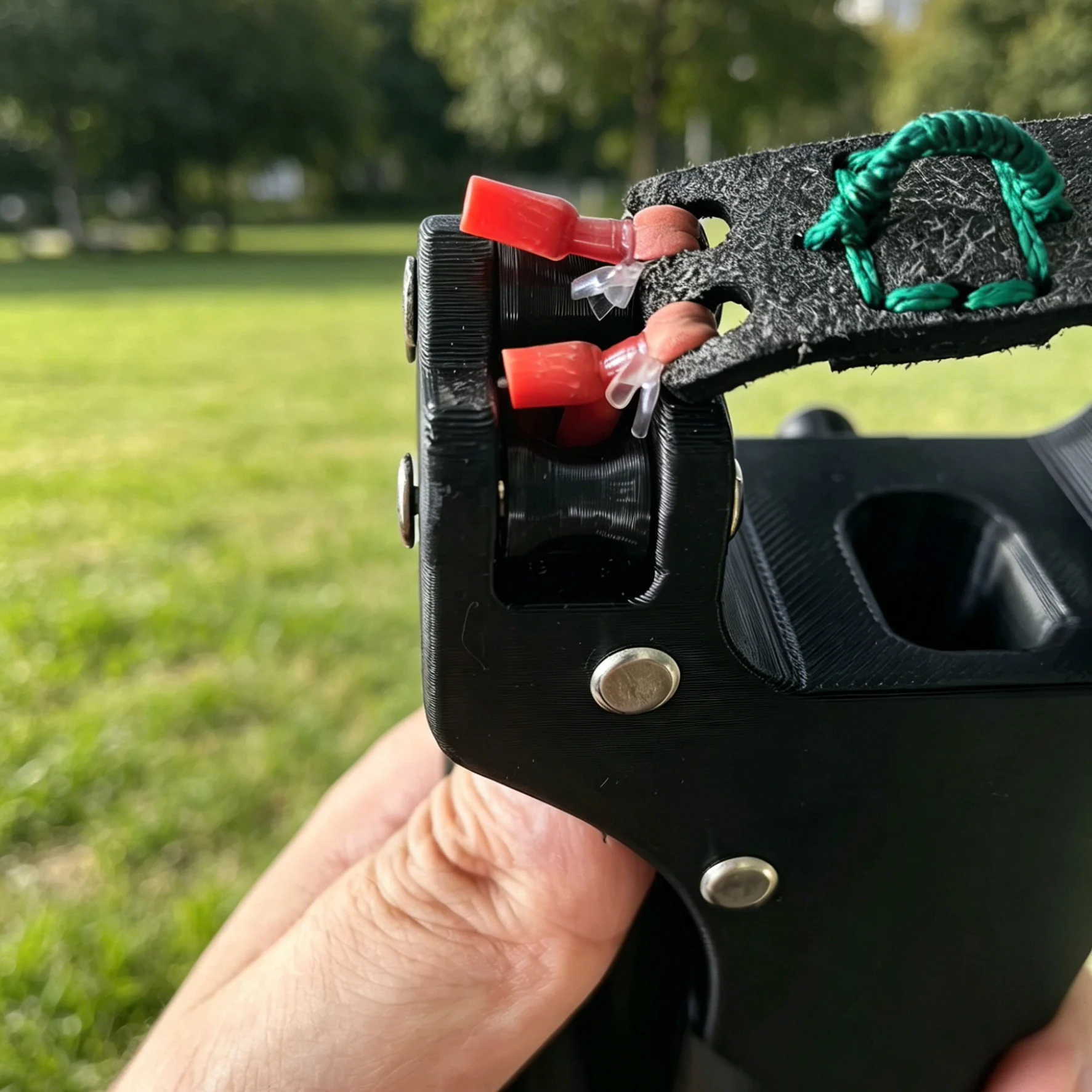 1PC 3D Printed Automatic Loading Powerful Rapid Fire Slingshot Portable Outdoor High-precision Hunting Equipment