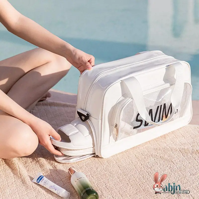 

Large Capaci Swimming Bag Women's Dry Wet Separation Fitn Sports Equipment Swimming Suit Toiletries Crossbody Storage Ba...