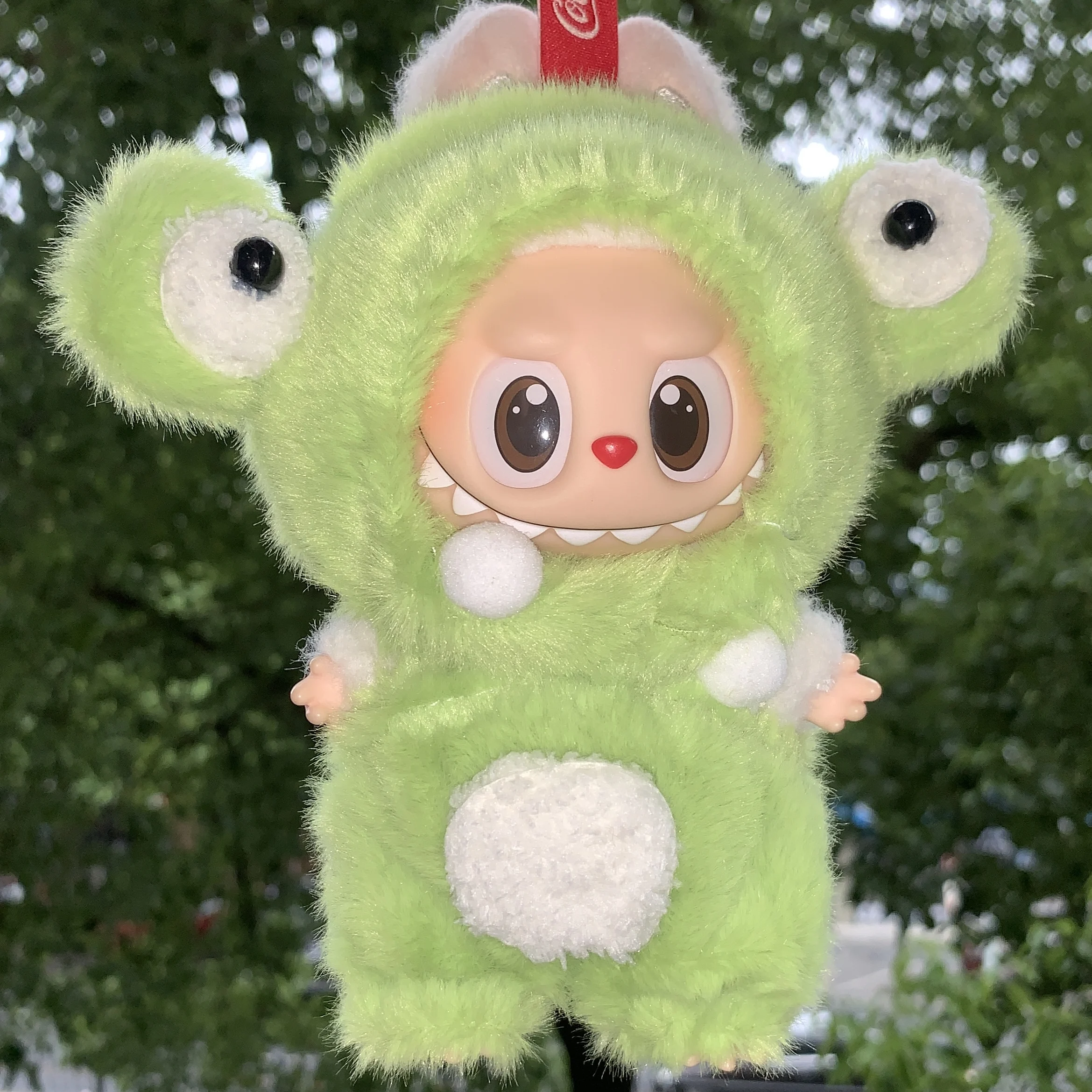 

Новая одежда для косплея ручной работы, включая монстр с большими глазами и рождественские наряды с оленями, подходящие для подарков для кукол Labubu 17 см